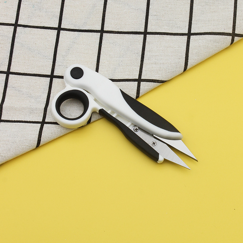 SeΤ ψαλιδιών γραφείου 4 τεμαχίων – λεπίδες από ανοξείδωτο ατσάλι, λαβές PP+TPR, Gold fubon; βάρη 12/26/32/83 g