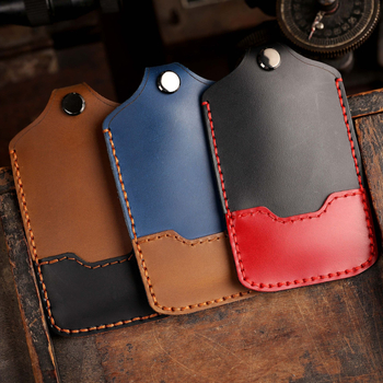 Odos automobilio klavišų dėklas Renault ir Ssangyongui | rankų darbo, galvijų odos, retro stilius, be pritaikymo