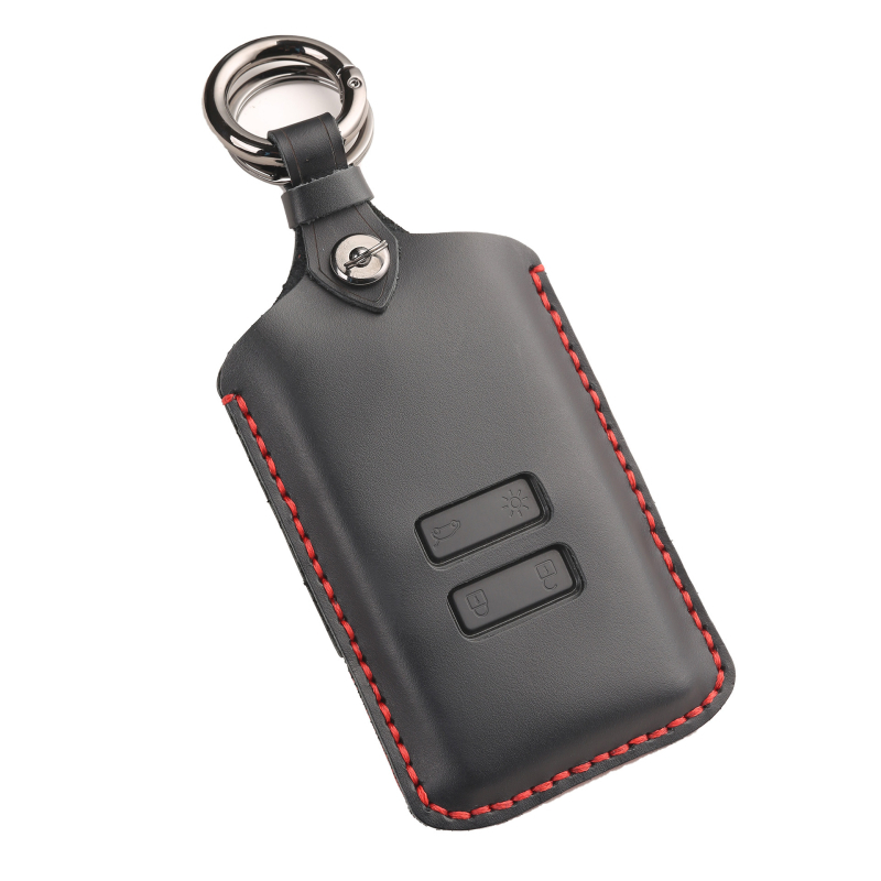 Odos automobilio klavišų dėklas Renault ir Ssangyongui | rankų darbo, galvijų odos, retro stilius, be pritaikymo