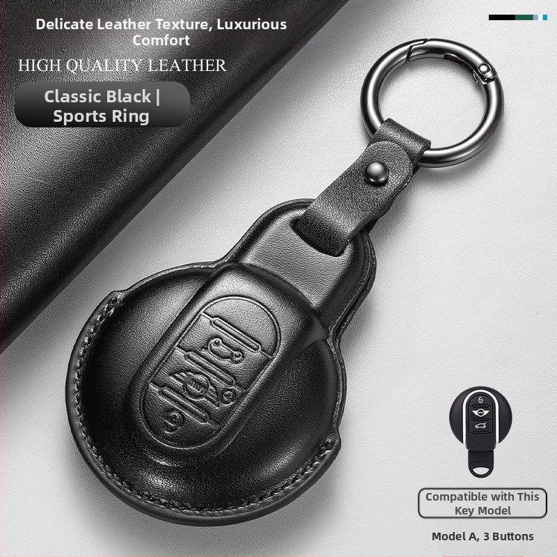 YESFOSO MINI raktų dangtelis Countryman/JCW/Clubman – Cortex, paprastas stilius, pritaikomas apdorojimas, licencijuotas privatus ženklas