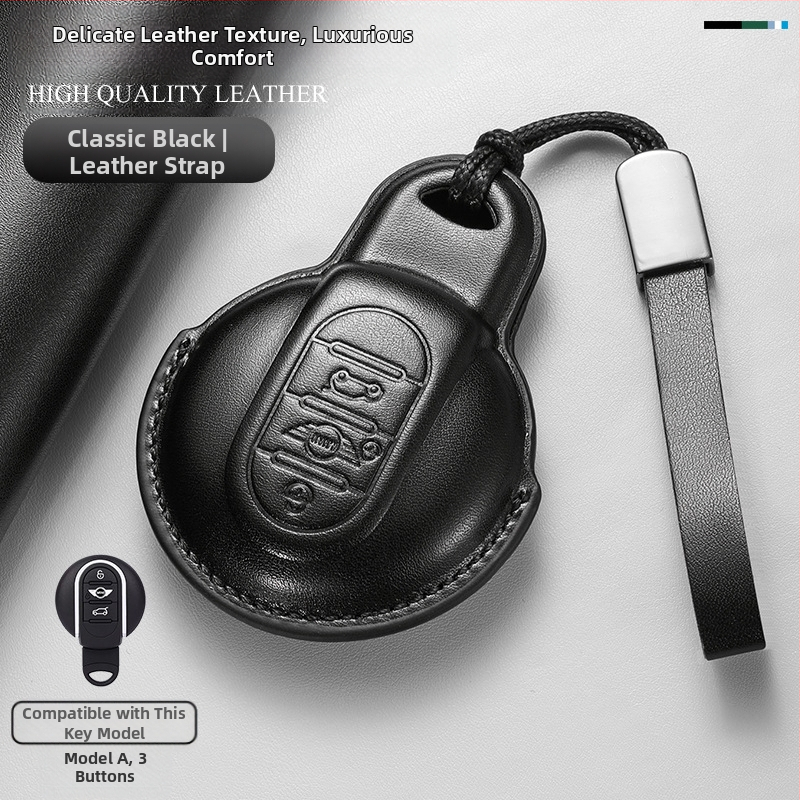 YESFOSO MINI raktų dangtelis Countryman/JCW/Clubman – Cortex, paprastas stilius, pritaikomas apdorojimas, licencijuotas privatus ženklas