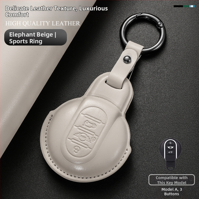 YESFOSO MINI raktų dangtelis Countryman/JCW/Clubman – Cortex, paprastas stilius, pritaikomas apdorojimas, licencijuotas privatus ženklas