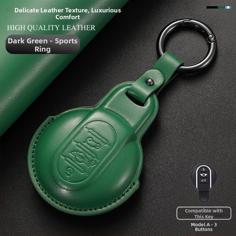 YESFOSO MINI raktų dangtelis Countryman/JCW/Clubman – Cortex, paprastas stilius, pritaikomas apdorojimas, licencijuotas privatus ženklas