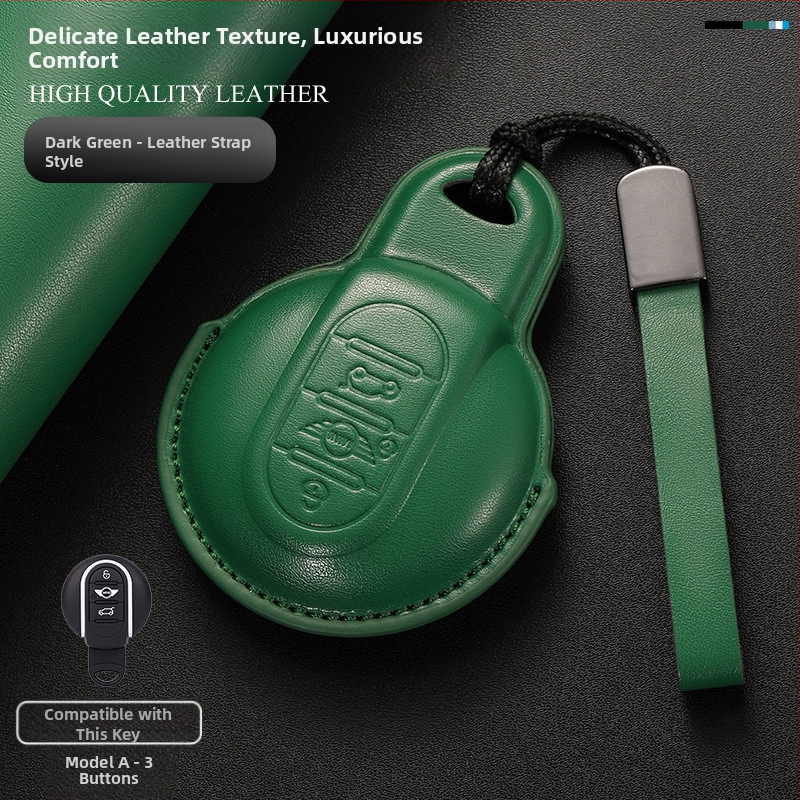 YESFOSO MINI raktų dangtelis Countryman/JCW/Clubman – Cortex, paprastas stilius, pritaikomas apdorojimas, licencijuotas privatus ženklas