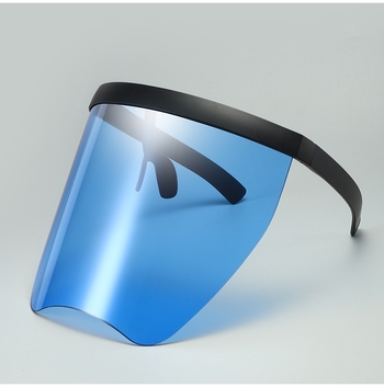 Veido šydas iš PC medžiagos, 2 mm lęšio storis, aukštas skaidrumas, modelis 112 PET kaukė, atitinka GB14866