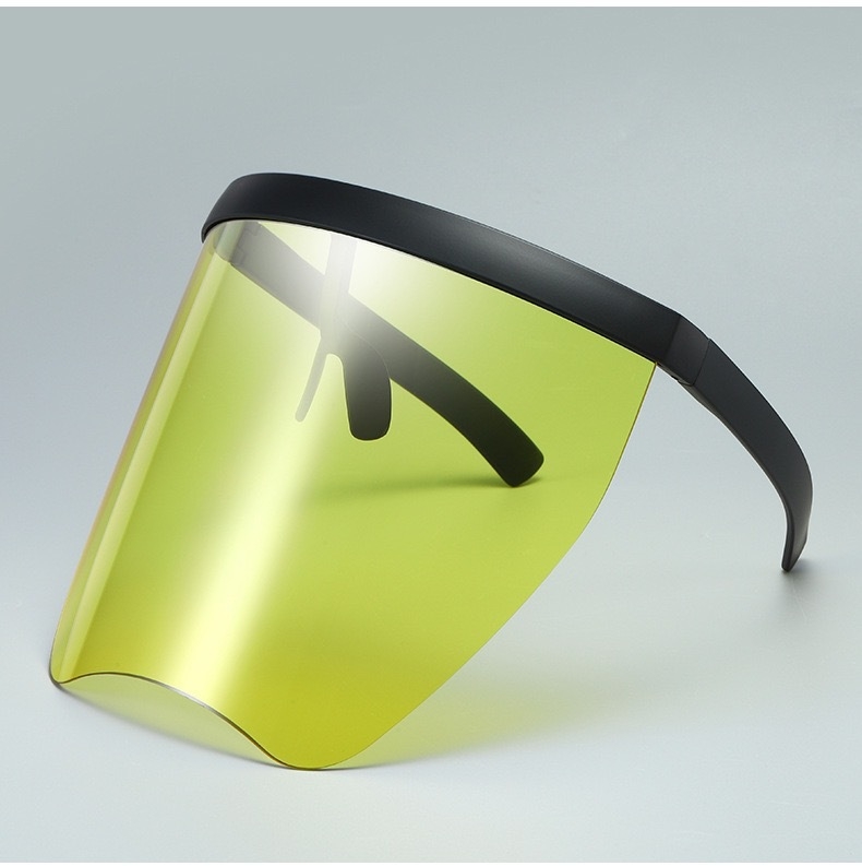 Veido šydas iš PC medžiagos, 2 mm lęšio storis, aukštas skaidrumas, modelis 112 PET kaukė, atitinka GB14866