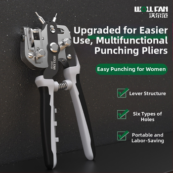 Volvan клещи за пробиване на дупки – за кейсове на телефони и каишки, алуминиева сплав, 0,3 кг, взривоустойчив