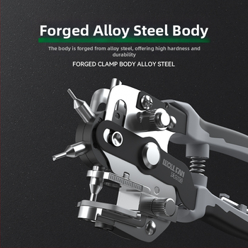 Volvan клещи за пробиване на дупки – за кейсове на телефони и каишки, алуминиева сплав, 0,3 кг, взривоустойчив