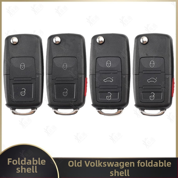 Sulankstomas nuotolinio rakto korpusas VW: Passat, Golf, Lavida, Bora, Sagitar, Polo — modelis 202AD753AB; medžiaga: sulankstomas korpusas; svoris: 0.01