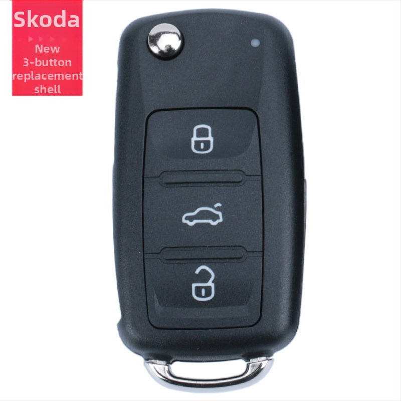 Sulankstomas nuotolinio rakto korpusas VW: Passat, Golf, Lavida, Bora, Sagitar, Polo — modelis 202AD753AB; medžiaga: sulankstomas korpusas; svoris: 0.01