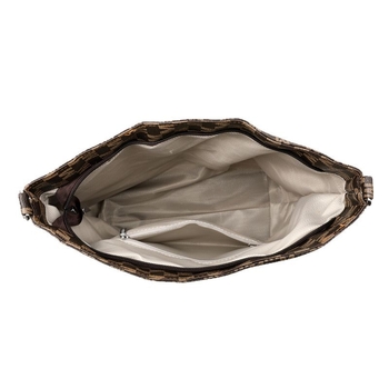 PU bőr váll-táska, városi egyszerű stílus, dumpling alakú, cipzáros nyitás, belső cipzáras zseb