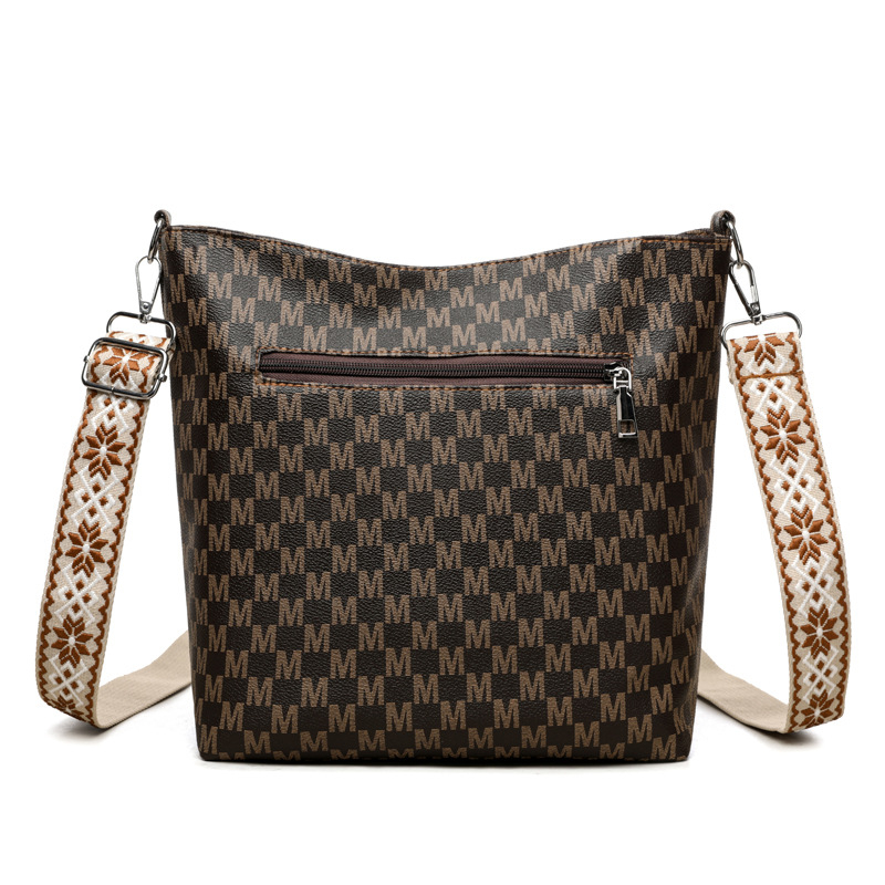 PU bőr váll-táska, városi egyszerű stílus, dumpling alakú, cipzáros nyitás, belső cipzáras zseb