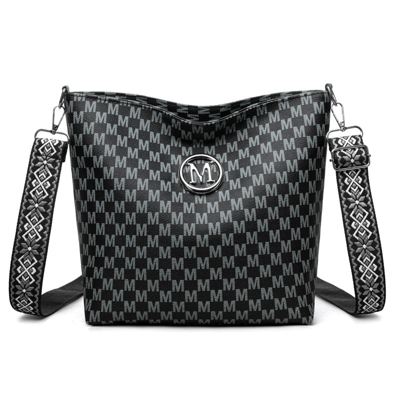 PU bőr váll-táska, városi egyszerű stílus, dumpling alakú, cipzáros nyitás, belső cipzáras zseb