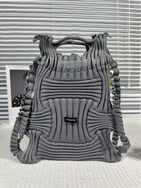 Női mini hátizsák fedéllel – friss és édes stílus, poliészter anyag, húzózsinóros nyitás, puha anyagú, belső zseb a telefon számára, mindennapi használatra, 2024 ősz