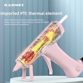 Πιστόλι θερμής κόλλας 60W για οικιακή χρήση – ιδανικό για χειροποίητα κοσμήματα; ρύθμιση χρόνου εξόδου: 1; συχνότητα εξόδου: 50–60 Hz; Μάρκα: Beautiful