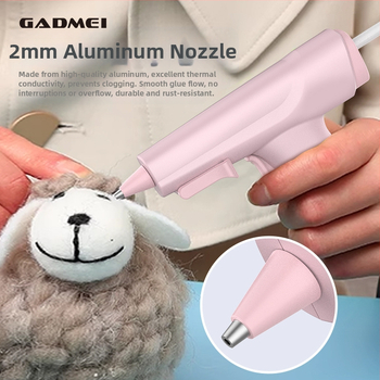 Πιστόλι θερμής κόλλας 60W για οικιακή χρήση – ιδανικό για χειροποίητα κοσμήματα; ρύθμιση χρόνου εξόδου: 1; συχνότητα εξόδου: 50–60 Hz; Μάρκα: Beautiful