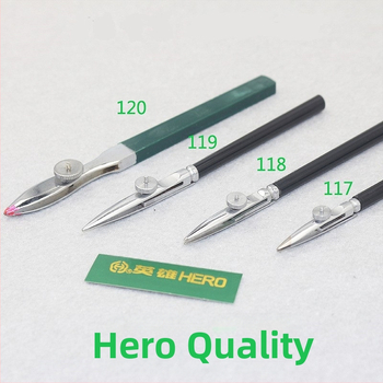 Hero Duckbill Straight-Line Pen, метал, модели 120/119/118, 50 бр./пакет