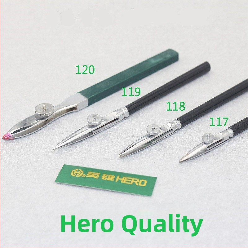 Hero duckbill toll egyenes vonalakhoz, fém, modellek 120/119/118, 50 db csomagban