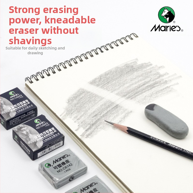Гумичка Marley C6142 за пластилин и скици – марка Marley, модел C6142, материал: гума, предназначение: скицово рисуване, нетно тегло: 0.025