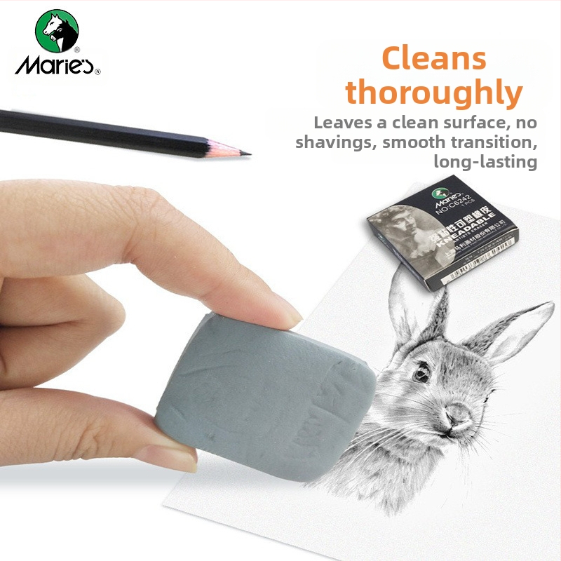 Гумичка Marley C6142 за пластилин и скици – марка Marley, модел C6142, материал: гума, предназначение: скицово рисуване, нетно тегло: 0.025