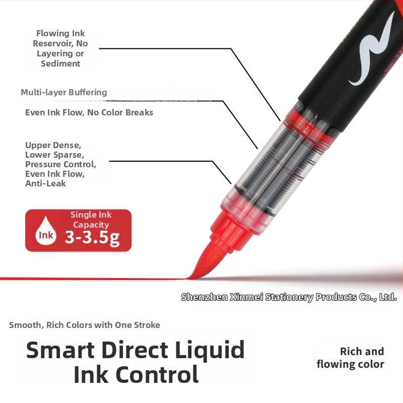 Flysea akrilinis markeris, maišytos spalvos, OEM prekinis ženklas, neutralus dizainas