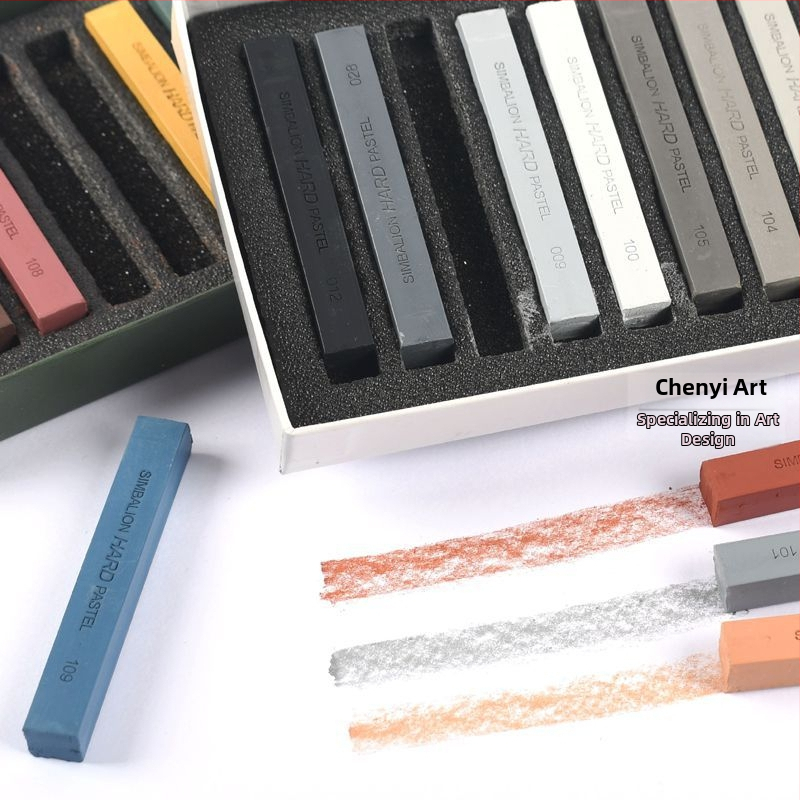 SIMBALION Lion SP-12S меки пастелни пръчки за скици и рисунка за ученици по изобразително изкуство