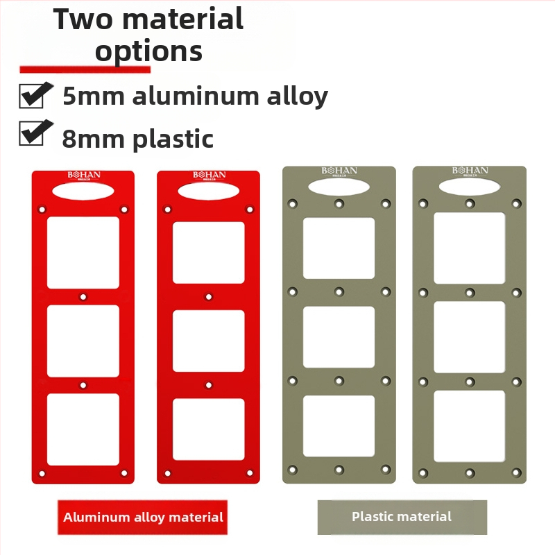 Bohan фреза за дърво – пробиване на дупки в 86‑тип електрически кутии за шкафове, инструмент за канали
