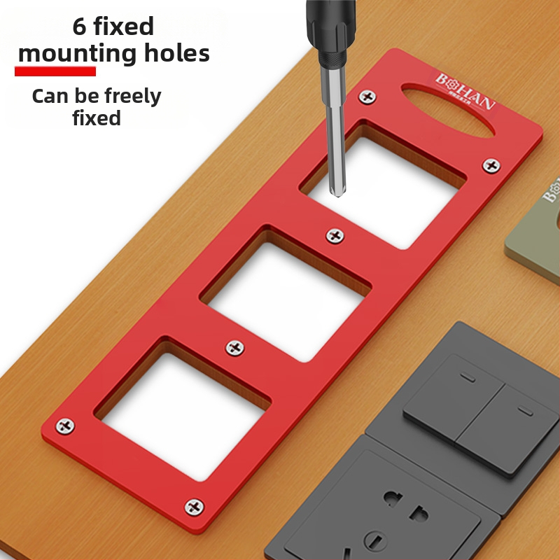 Bohan фреза за дърво – пробиване на дупки в 86‑тип електрически кутии за шкафове, инструмент за канали