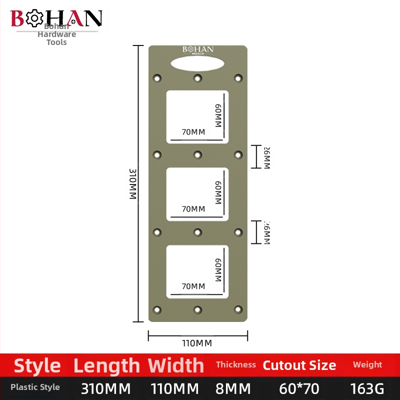 Φρέζα ξύλου Bohan για ξυλουργικές εφαρμογές – διάνοιξη οπών σε κουτιά τύπου 86, εργαλείο εγκοπής και αυλάκωσης για ντουλάπες