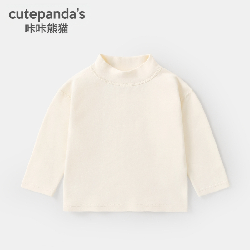 Детска тениска с дълги ръкави и кръгла яка, памучна смес 95% памук, антибактериална, анимационен принт, зимно облекло за деца на 1–3 години