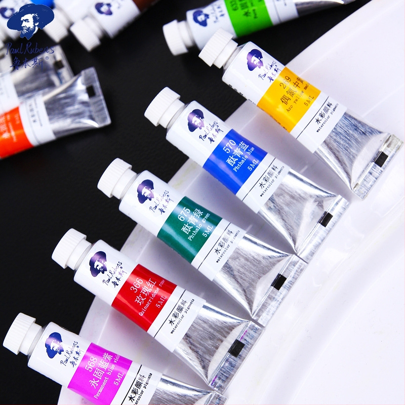 Rubens тръбни акварелни бои — комплект за рисуване, опаковка 18/24/36 части