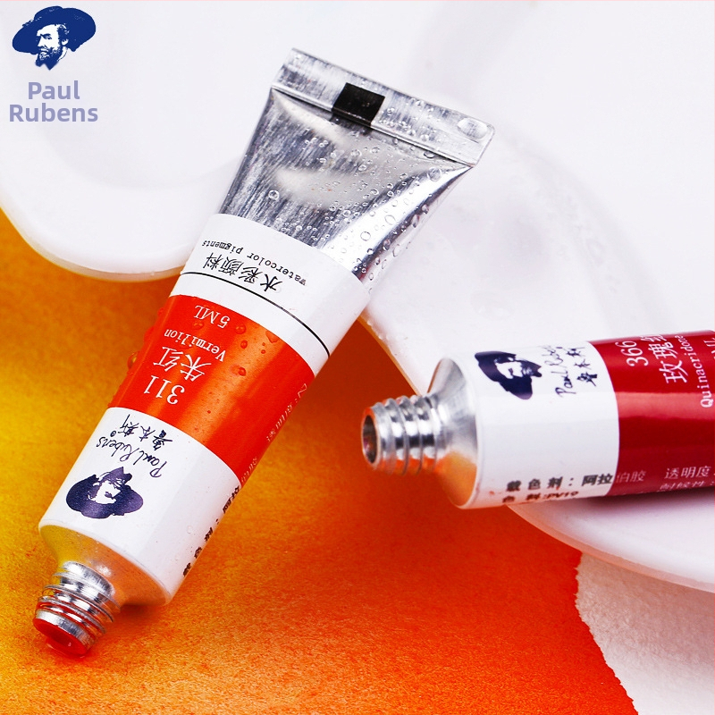 Rubens тръбни акварелни бои — комплект за рисуване, опаковка 18/24/36 части