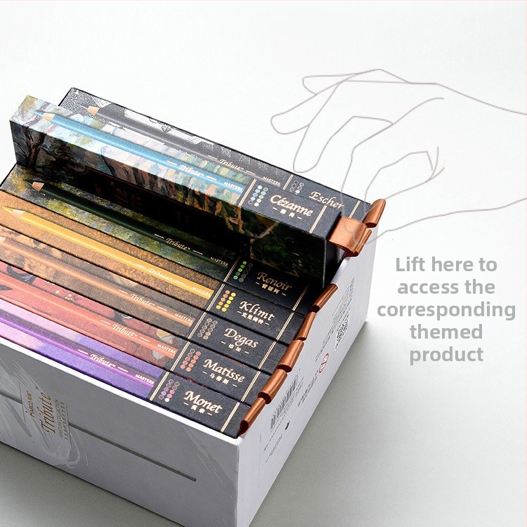 MARCO майсторски клас маслени цветни моливи в подаръчен комплект с пластмасов корпус