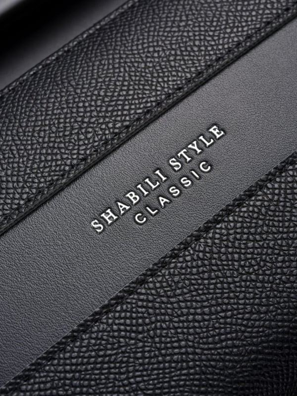 Мъжки портфейл Sabri PU с множество отделения за карти, урбан минималистичен стил, подплата полиестер