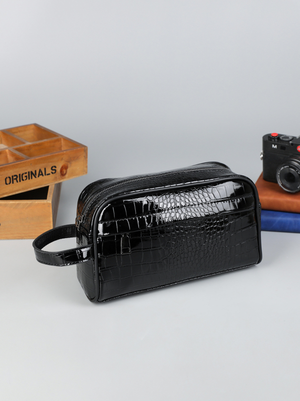 Férfi clutch táska (Városi egyszerűség; PU anyag; Kopásálló; Geometriai minta; SARO XI)