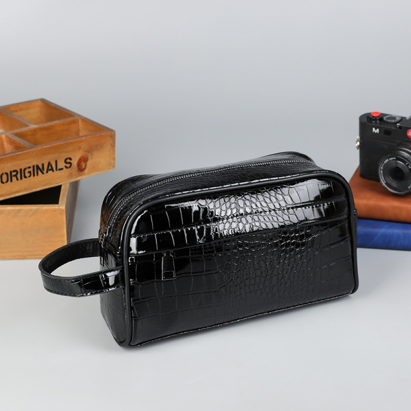 Férfi clutch táska (Városi egyszerűség; PU anyag; Kopásálló; Geometriai minta; SARO XI)