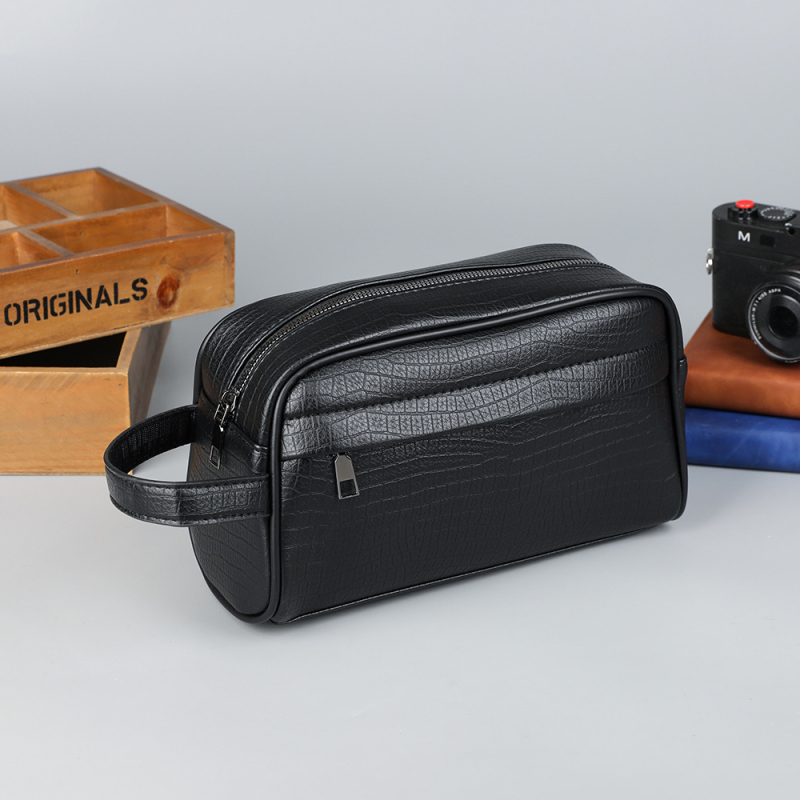 Férfi clutch táska (Városi egyszerűség; PU anyag; Kopásálló; Geometriai minta; SARO XI)