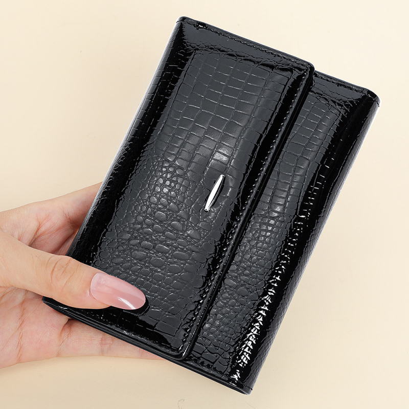 WESTAL Γυναικείο πορτοφόλι από γνήσιο δέρμα, πρώτο στρώμα βοδινό δέρμα, μεγάλη χωρητικότητα, πολυλειτουργικό, επένδυση πολυεστέρα-βαμβάκι