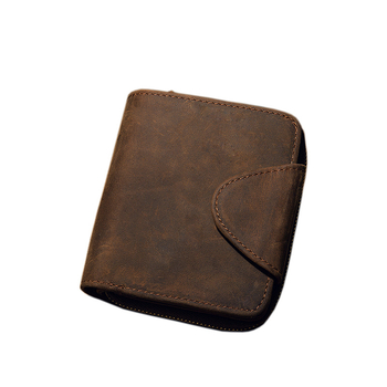 272 кратък портфейл – естествена кожа, кожа от първи слой, Simple & nature