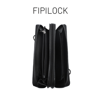 Ανδρικός κλατς με κλείδωμα δακτυλικού αποτυπώματος, έξυπνο σύστημα προστασίας από κλοπή, αδιάβροχο και ανθεκτικό στη φθορά, δέρμα κορυφαίας ποιότητας βοείου