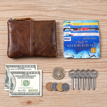 Tikras odos monetų kišenė ir kortelių laikiklis su alyvos-vosku apdaila — vandeniui atsparus, labai lengvas, atsparus dėvėjimuisi