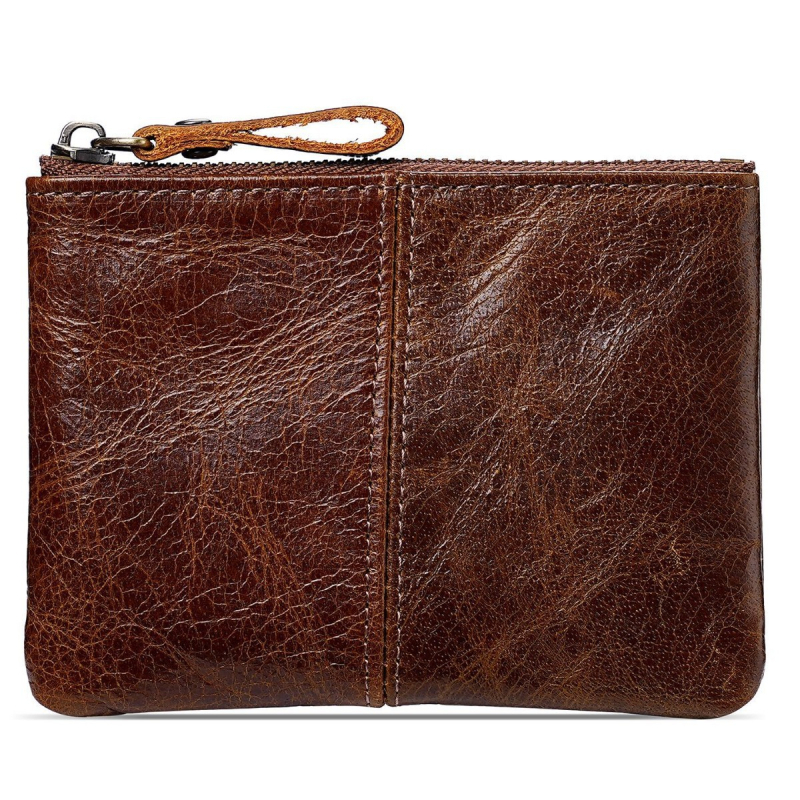 Tikras odos monetų kišenė ir kortelių laikiklis su alyvos-vosku apdaila — vandeniui atsparus, labai lengvas, atsparus dėvėjimuisi