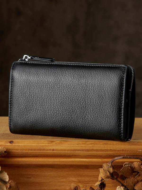 Ανδρικό clutch bag, αστικός μινιμαλισμός, γνήσιο δέρμα, κορυφαίο στρώμα βοοειδούς δέρματος, πολυεστερική επένδυση, χώρος για αποθήκευση