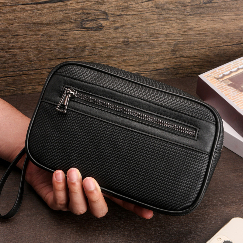 HOVIS vīriešu clutch – PU materiāls, Business Elite stils