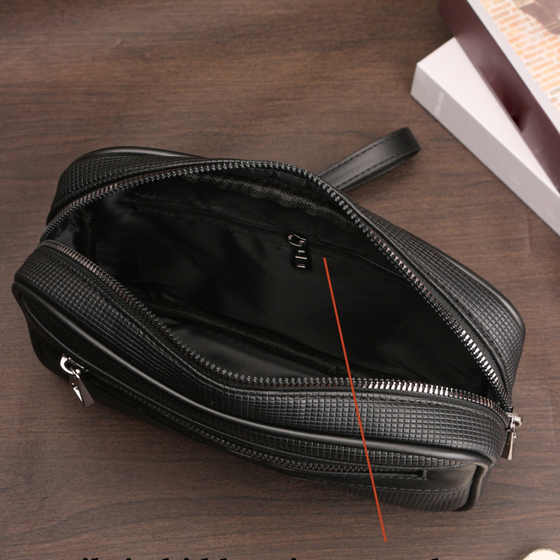 HOVIS vīriešu clutch – PU materiāls, Business Elite stils