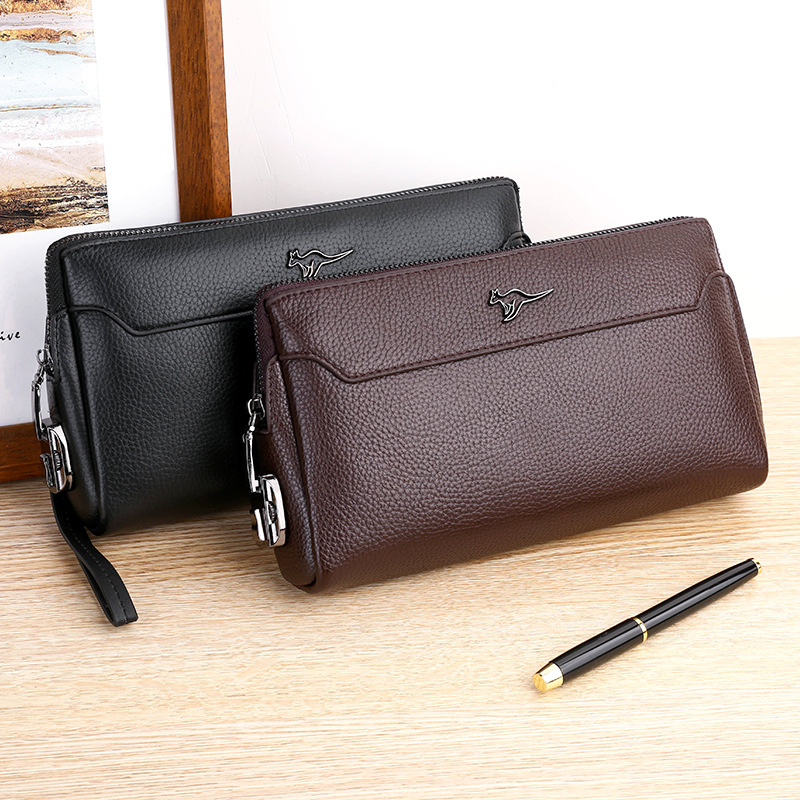 Vīriešu klučs soma - PU materiāls, pret zādzību aizsardzība, poliestera oderējums, brīvā laika ceļojumiem, 2025. gada pavasaris