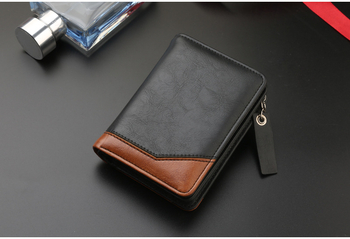 Muški PU novčanik sa zipom, više kartica, ultra lagan, otporan na habanje