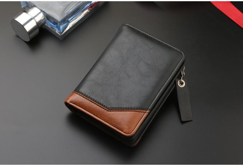 Muški PU novčanik sa zipom, više kartica, ultra lagan, otporan na habanje