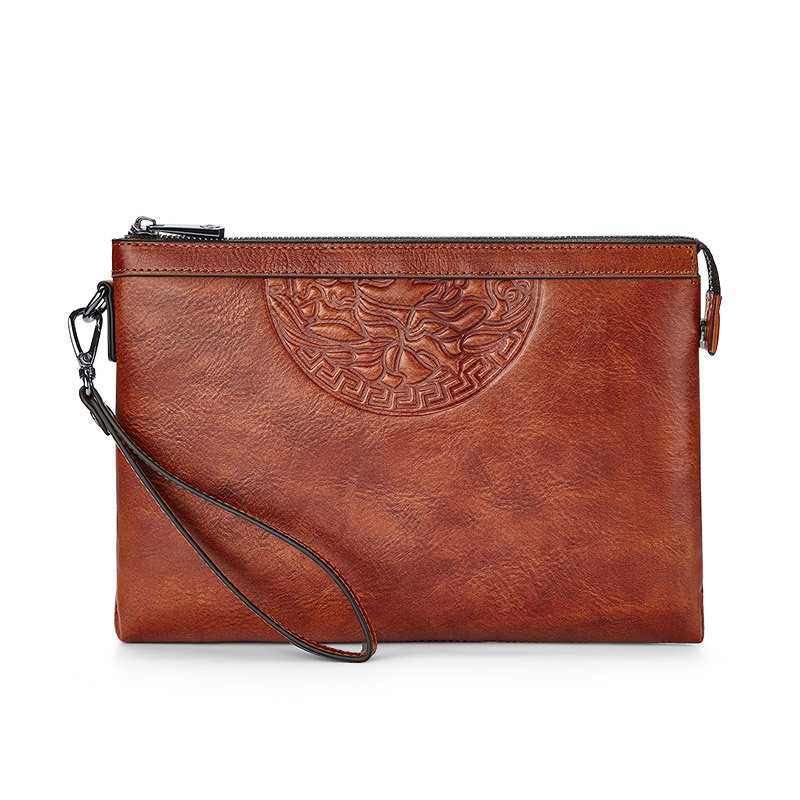 Williampolo vīriešu clutch soma - īsta āda, pilsētas stils, pirmās kārtas āda, ultralēta