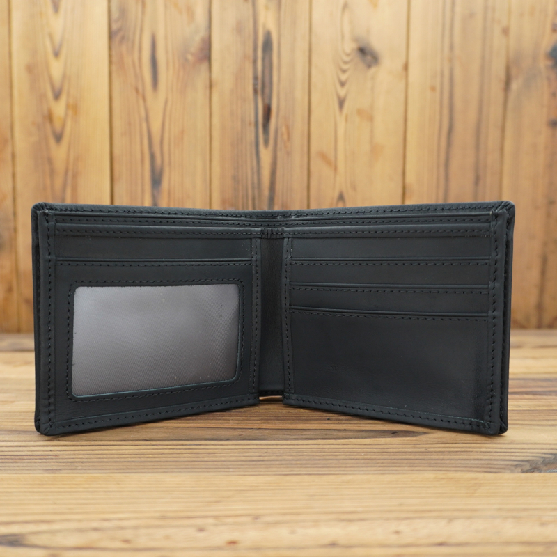 Niuyike muška kožna novčanik – kompaktno dvostruko preklop, džepovi za kartice, protiv krađe i proširenje, podstava od teleće kože, proljeće 2024